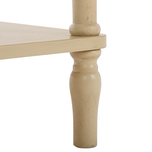 SAFAVIEH Home Collection Haven French Country Farmhouse Natural Brown Console Table for Entryway, Living Room, Foyer SAFAVIEH