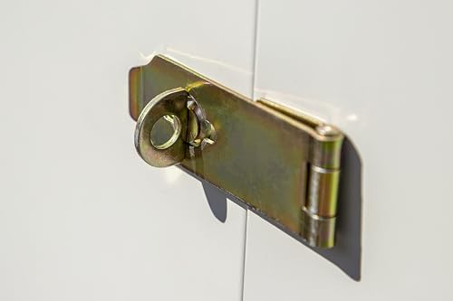 Arrow Yardsaver Compact Galvanized Steel Storage Shed with Pent Roof, 4' x 10' Arrow