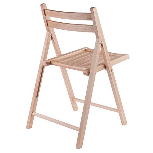 Robin 4-PC Folding Chair Set - Parent,Natural Finish, Set of 4, Wood Winsome