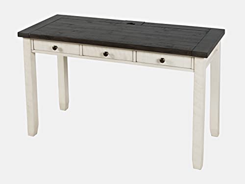 Jofran Inc. Madison County Reclaimed Pine USB Charging Farmhouse Desk Jofran Inc.