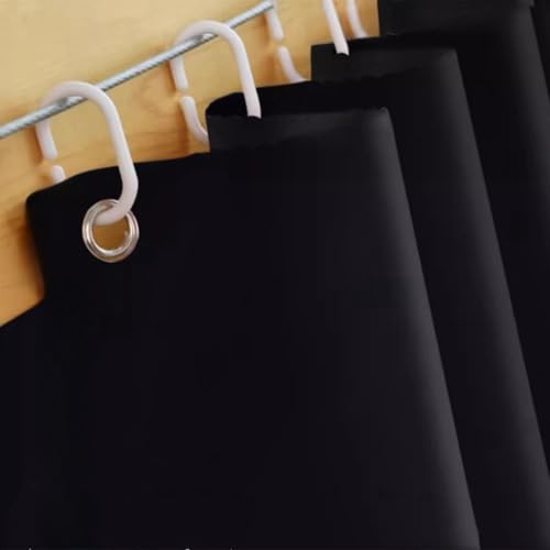 Gxi Black Blackout Bottom Bunk Bed Curtain Privacy Canopy Single Bed Shading Decor Loft Under Dormitory Bed Curtain,1PC Gxi
