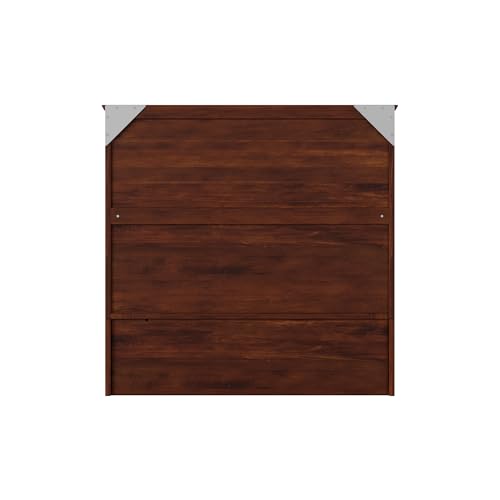 AFI, Southampton Murphy Bed Chest Twin XL with 6" Mattress, Storage Drawer & Built-in USB Charger, Walnut AFI
