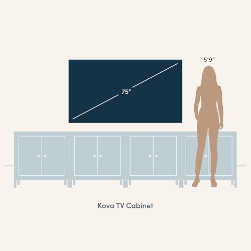 Nathan James Kova Rattan Wood Accent Sideboard Storage Cabinet TV Stand with Matte Metal Frame, Adjustable Shelves and Cane Doors, for Hallway, or Living Room, Light Oak/Cane/Black, Set of 4 Nathan James