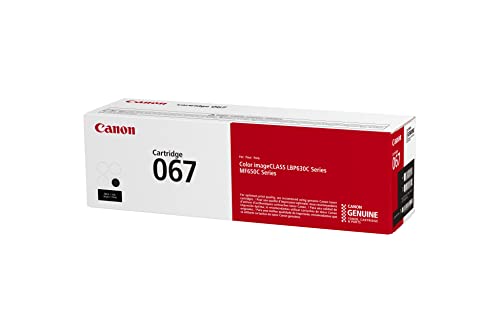 Canon 067 Black Toner Cartridge, Compatible to MF656Cdw, MF654Cdw, MF653Cdw, LBP633Cdw and LBP632Cdw Printers Canon