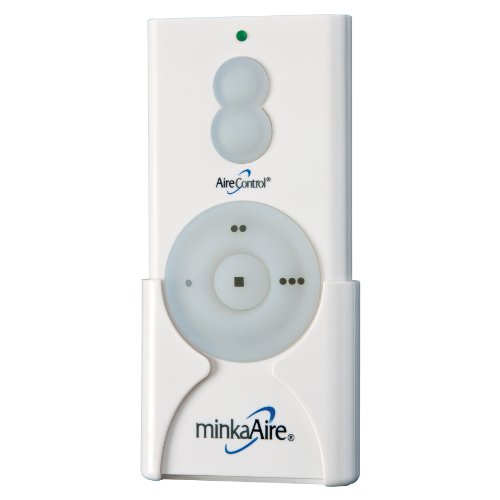 MINKA-AIRE F845-DK Light Wave 44 inch Ceiling Fan with LED Light and Remote Control, Brown Distressed Koa Finish MINKA-AIRE