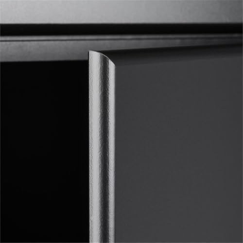 Prepac Elite Functional 4-Piece Garage Cabinets and Storage System Set F, Simplistic Garage Closet Shop Cabinets 16" D x 64" W x 89" H, Black, BRSX-1015-4M Prepac