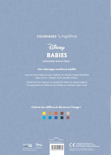 Coloriages mystères Disney Babies HACHETTE HEROES