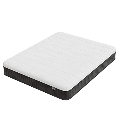 Swbvs Mattress Queen Size, 10 Inch Firm Queen Mattress Size with Hybrid Queen Bed Mattress in a Box, Pressure Relief & Supportive Queen Size Mattress Swbvs