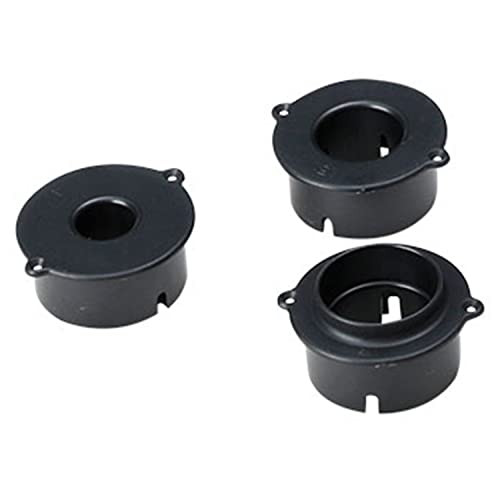 Home Heritage Artificial Christmas Tree Base Rotating Metal Stand for 1 to 1 3/4 Inch Diameter Artificial Christmas Tree Poles, 22 Inch, Black Home Heritage