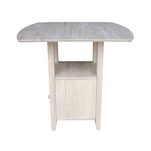 IC International Concepts T-3638DPG Bistro Table, Unfinished IC International Concepts
