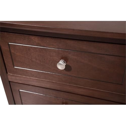 Glory Furniture Daniel 3 Drawer Nightstand in Cappuccino Glory Furniture