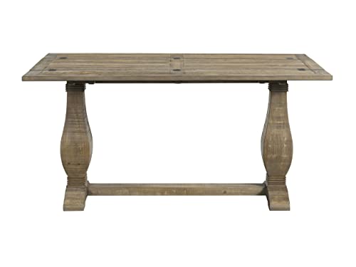 Martin Svensson Home Napa Sofa Console Table, Modular Flip Top Dining or Accent, Solid Natural Wood Martin Svensson Home
