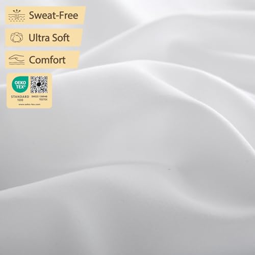 Air Mattress Sheet Set Twin Size,3 Piece Deep Pocket Bed Sheet Set for 16-24 Inch Air Bed,Easy Inflate Access,Perfect for Guest Room, RV, Camping,White Bedecor