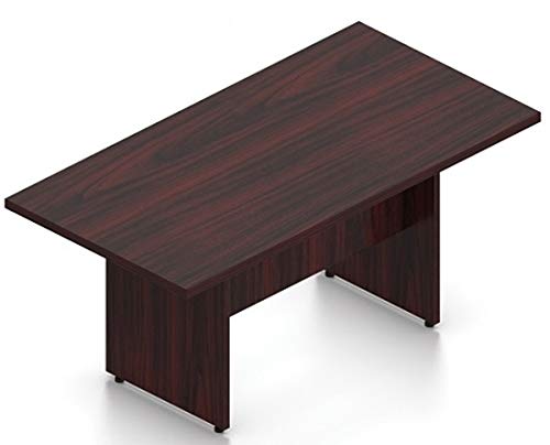 OTG SL7142RECS 6' Rectangular Conference Table, 71" w x 42" d x 29.5" h; 72” Rectangular Conference Table/Slab Base; - American Dark Cherry Offices To Go