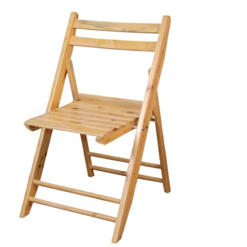 RFQWET Folding Dining Chairs Upholstered Padded Seat, Solid Wood Frame, Portable, Compact Design for Home Office, Kitchen, Living Room, Guest Seating Space Saving Extra Seating Solutions RFQWET
