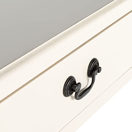 Safavieh Home Collection Athena Distressed White 2-Drawer Console Table SAFAVIEH