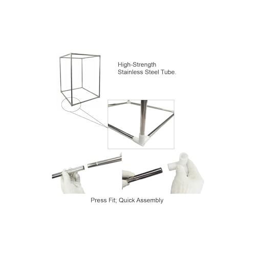 Multifunctional 3D Printer Enclosure w/Adjustable Ventilation Kit Eliminate Odors Tent Cover Compatible with Anycubic Photon Mono, Elegoo Saturn/Mars 3/4 & Creality Halot Series Resin 3D Printer DORUNDEA