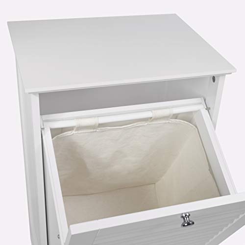 Ellsworth Tilt-Out Laundry Hamper, White RiverRidge