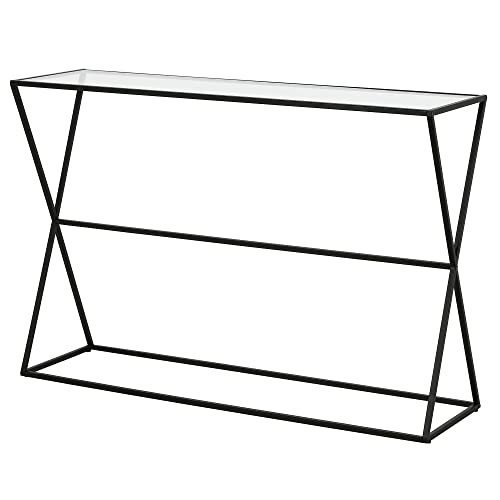 Sabrina 45'' Wide Rectangular Console Table in Blackened Bronze Henn&Hart