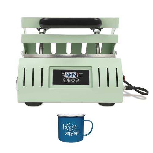 500W Tumbler Heat Press Machine, Double Mug Press for 2 Cups at Once (11-30oz), Fast & Even Heating with Digital Temp/Time Control RTUSUML
