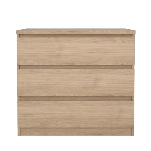 Tvilum Scottsdale 3 Drawer Chest in Jackson Hickory Tvilum