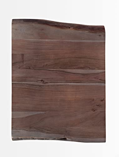 Jofran Nature's Edge Modern Solid Wood Natural Live Edge Chairside End Table, Slate Jofran Inc.