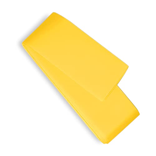 Canary Yellow Satin Blanket Binding Tape 2" x 4 3/4 Yards – Single Fold Satin Quilt Binding for Blanket Edges, Glossy Polyester Trim for Sewing, Quilting, Baby Blankets, Crafts, and Fabric Projects Lakesstory