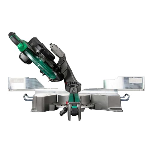 Metabo HPT 36V MultiVolt 12-Inch Dual Bevel Sliding Miter Saw, Torque Boost Technology, Precise Xact Cut Shadow Line, Upfront Bevel Controls, One Touch Miter Lock, Tool Body Only, C3612DRAQ4 Metabo HPT