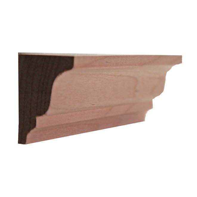 EWSC16 Solid Crown Moulding, 15/16" x 1-3/8", Red Oak, 94" NewMouldings