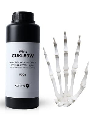 CARIMA Low-Irritation CMYK Resin (White) 500g for DLP/LCD Printer carima