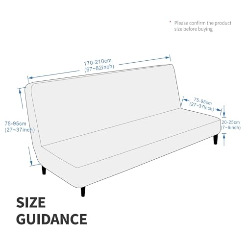 MAXIJIN Velvet Futon Cover Full Size Stretch Futon Mattress Cover Thick Soft Armless Sofa Bed Slipcover Plush Couch Furniture Protector with Elastic Bottom, Machine Washable (Wine Red) MAXIJIN
