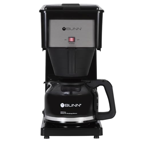 BUNN GRB Velocity Brew 10-Cup Home Coffee Brewer, Black BUNN