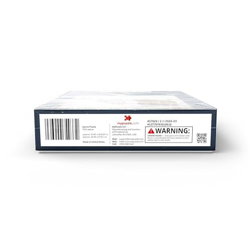 MyPuzzle Hairy Scottish Highland Cattle in A Winter Landscape - Premium 1000 Piece Jigsaw Puzzle for Adults MyPuzzle.com