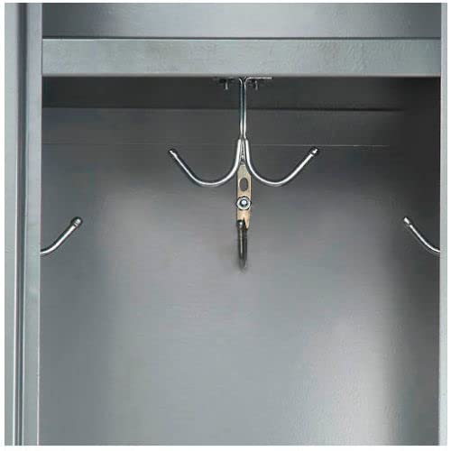 GLOBAL INDUSTRIAL Single Tier Locker, 15x18x72, 1 Door, Ready To Assemble, Gray Global Industrial