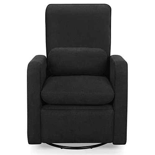GAP babyGap Cloud Recliner with LiveSmart Evolve - Sustainable Performance Fabric, Jet Black Delta Children