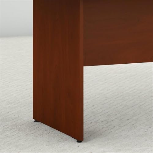 Pemberly Row Contemporary 96W Boat Shaped Conference Table in Cherry Pemberly Row