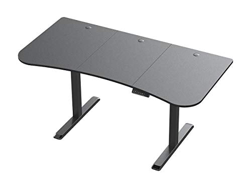Monoprice Height Adjustable Sit-Stand Riser Table Desk Frame - Black with Electric Single Motor, Compatible with Desktops from 39 Inches Up to 63 Inches Wide - Workstream Collection Monoprice