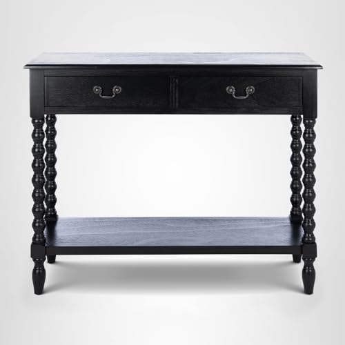 Safavieh Home Collection Athena Black 2-Drawer Console Table SAFAVIEH