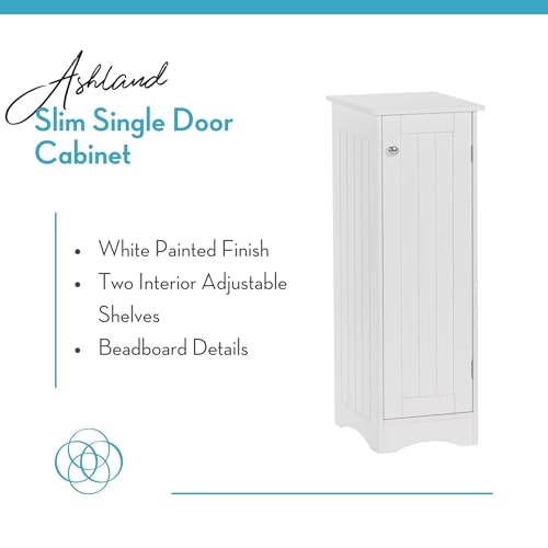 RiverRidge Ashland Slim Cabinet, White RiverRidge