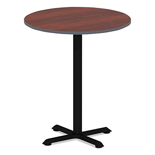 Alera ALETTRD36CM 35.5 in. Diameter Round Reversible Laminate Table Top - Medium Cherry/Mahogany Alera
