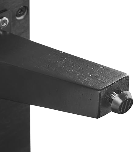 Crosley Furniture Asheville Mid-Century Modern Media Console Record Player Stand, Storage for Vinyl Records, Black Crosley Furniture