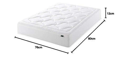 Zinus – Cloud Memory Foam 12 Inch Mattress / Pressure Relieving Design / Mattress-in-a-Box / OEKO-TEX and CertiPUR-US Certified, Off White, King Zinus