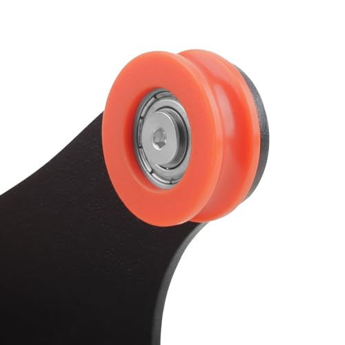 UniTak3D Ender 3 Metal Filament Spool Holder Upgrade Adjustable Roller Bracket with Bearing for TPU/PLA/ABS/PETG/Nylon/Wood Filament for Creality Ender 3 V2,Ender 3 Pro,Ender 5,CR10 3D Printers UniTak3D