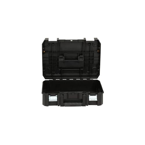 DEWALT TSTAK II Tool Box, 13 Inch, Flat Top, Holds Up To 66 lbs, Flexible Platforms for Stacking (DWST17807) DEWALT