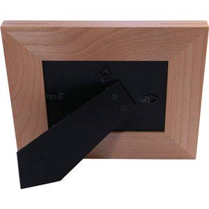 Forever In Our Hearts - Custom Personalized Laser Engraved Natural Alder Wood Memories Rest In Peace Personalized Picture Wooden Photo Hanging/Tabletop Custom Memorial Remembrance Frame (4x6-inch Vertical) CustomGiftsNow