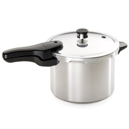 Presto 01264 6-Quart Aluminum Pressure Cooker, Silver Presto