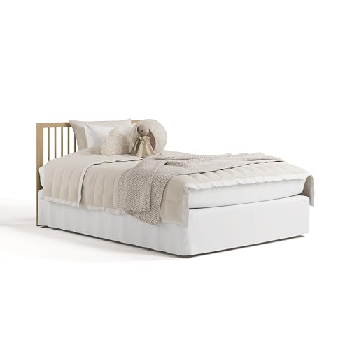 Storkcraft Casablanca Convertible Crib with Drawer and Toddler Guardrail (Driftwood) – GREENGUARD Gold Certified, Toddler Bed Conversion Kit Included, Fits Standard Crib Mattress, Crib with Storage
