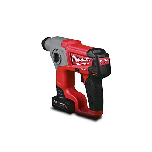 MILWAUKEE M12 FUEL 2416-21XC 12-Volt Cordless Lithium-Ion 4.0Ah 5/8 in. Brushless SDS-Plus Rotary Hammer Kit Milwaukee