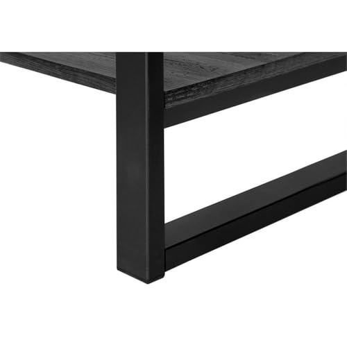 Monarch Specialties I 2861 Accent Table, Console, Entryway, Narrow, Sofa, Living Room, Bedroom, Metal, Laminate, Black, Contemporary, Modern Monarch Specialties