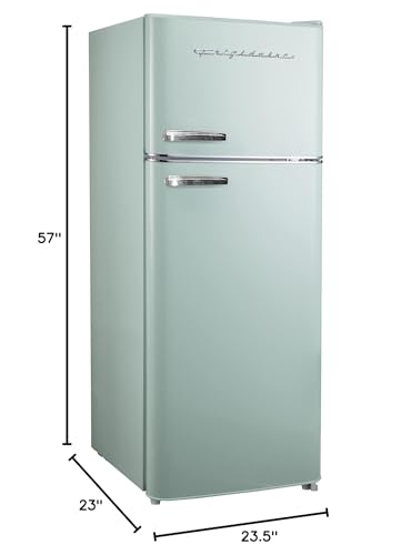 Frigidaire EFR753-MINT 2 Door Apartment Size Refrigerator with Freezer, 7.5 cu ft, Retro, Mint Frigidaire